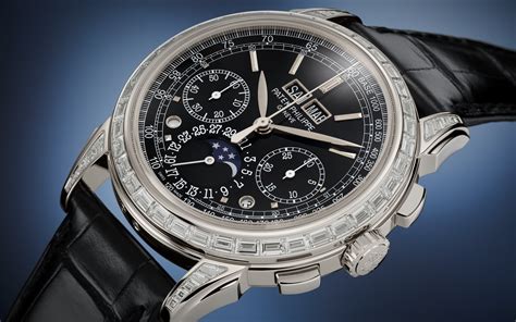 patek philippe grand complications black dial|Grand Complications Black Dial Chronograph 5271P.